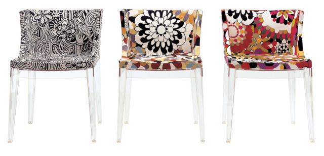 Poltroncine Mademoiselle designer Philippe Starck per Kartell